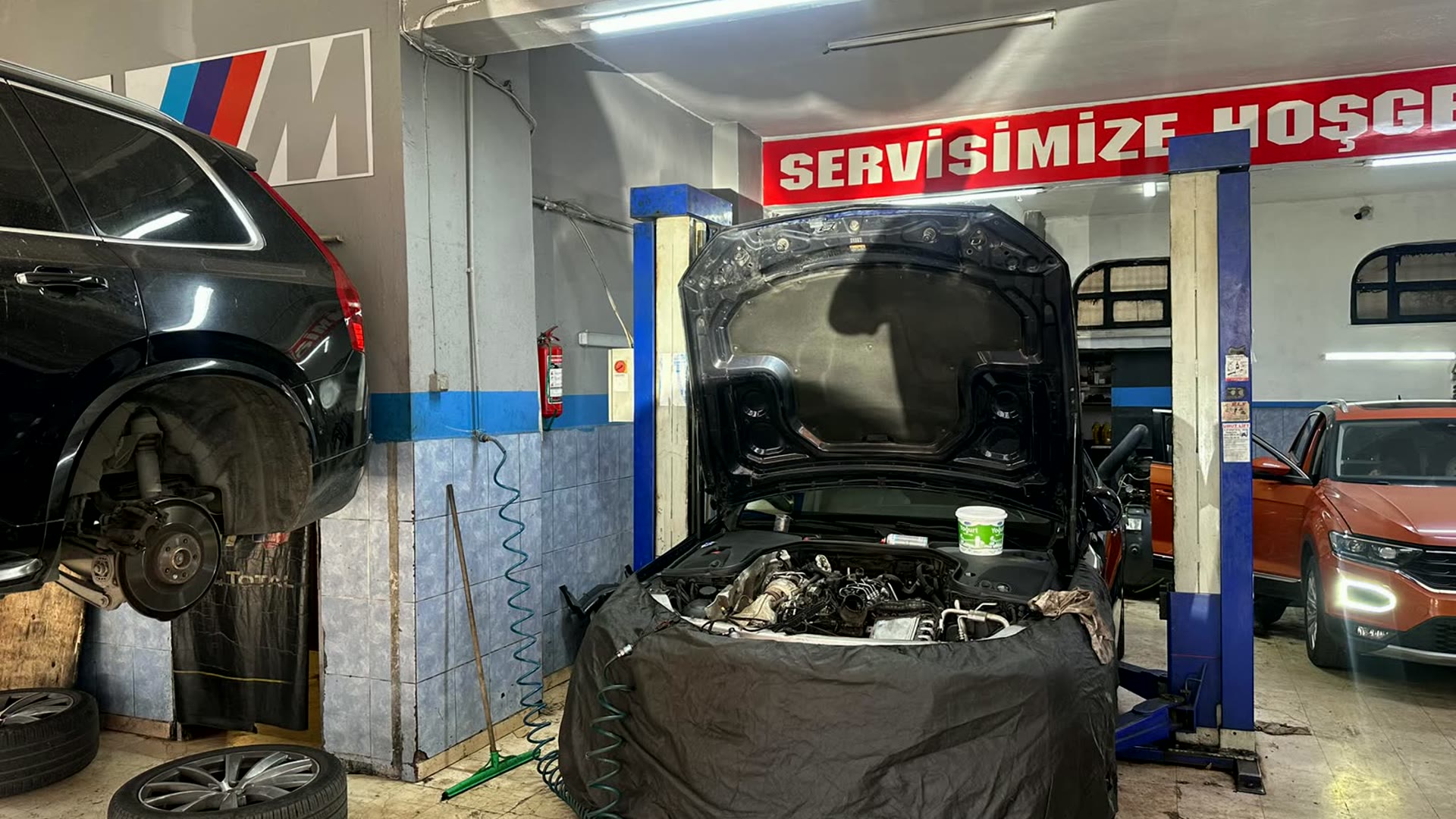 Çetin Oto Özel Servis atölyesi